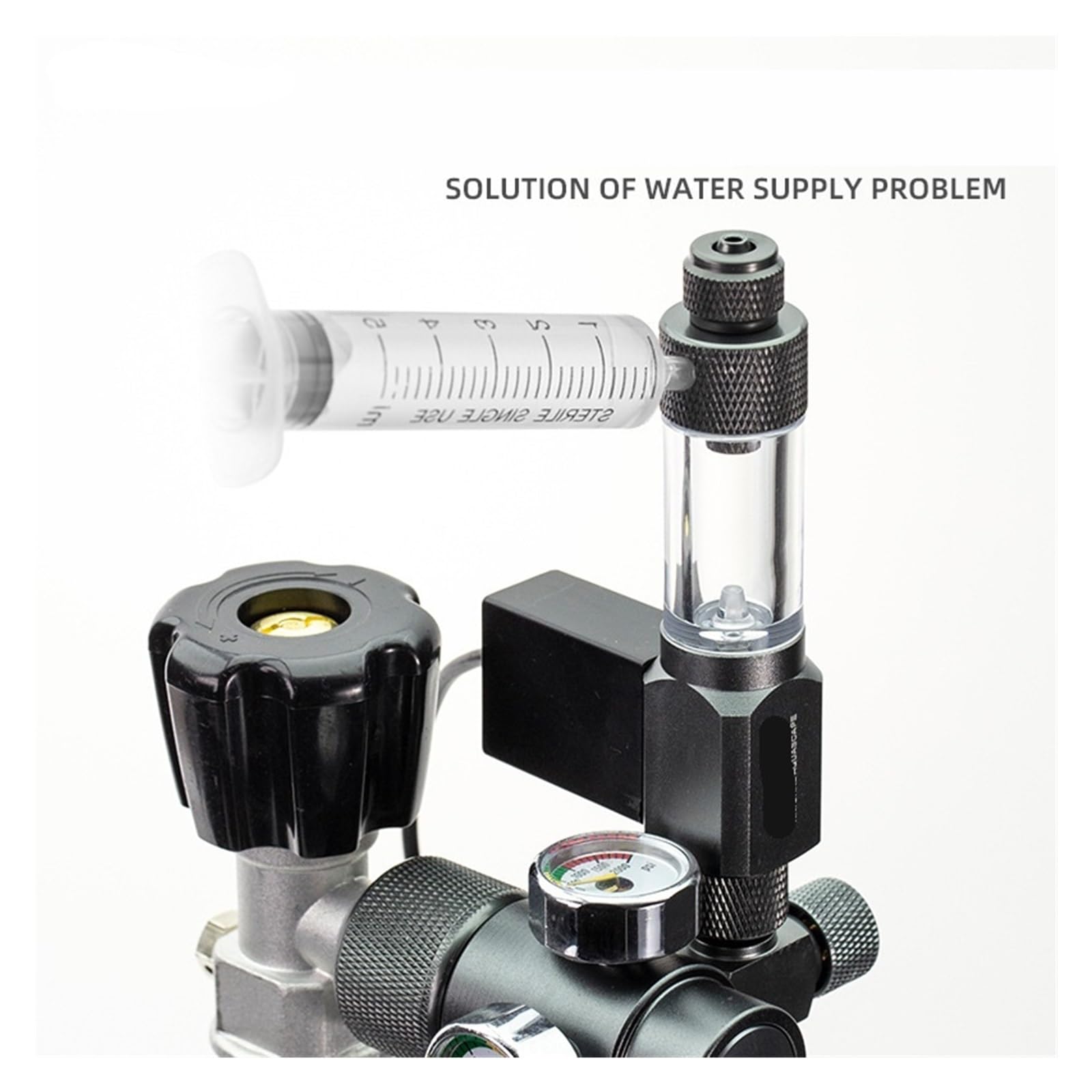 Aquarium Co2 Regulator Mini System Carbon Dioxide Reducer Solenoid Valve Cylinder Accessories Fishing Tank Kit Bubble(PURPLE)