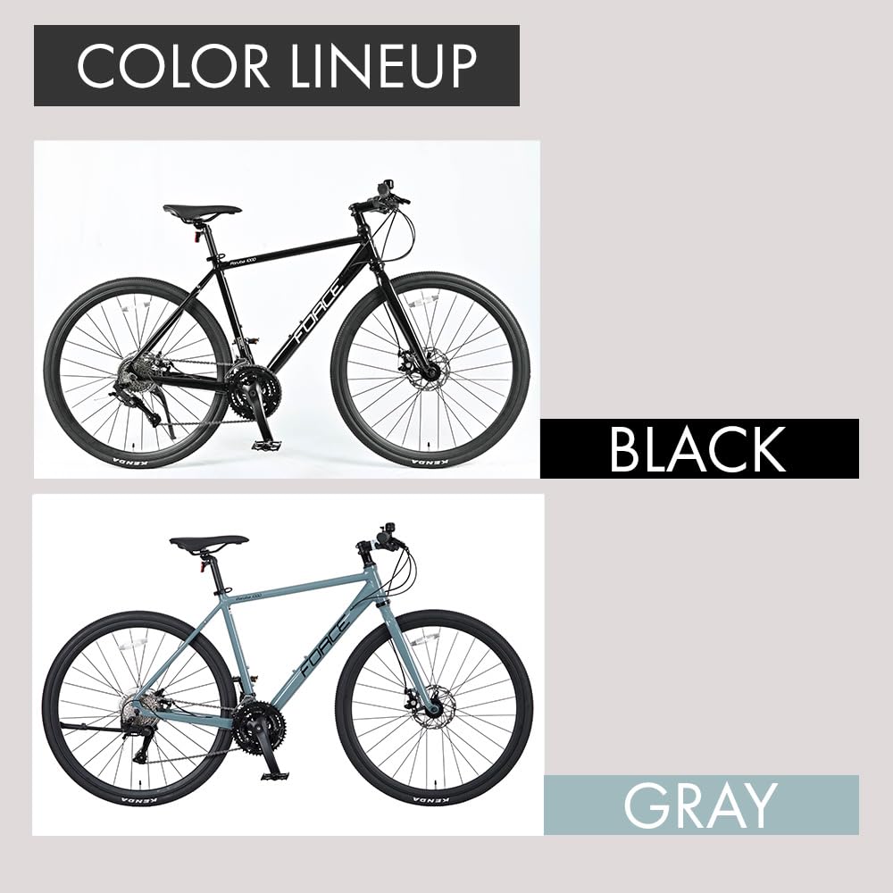 Amazon | FORCE クロスバイク アルミ 24段 ディスクブレーキ FORCE