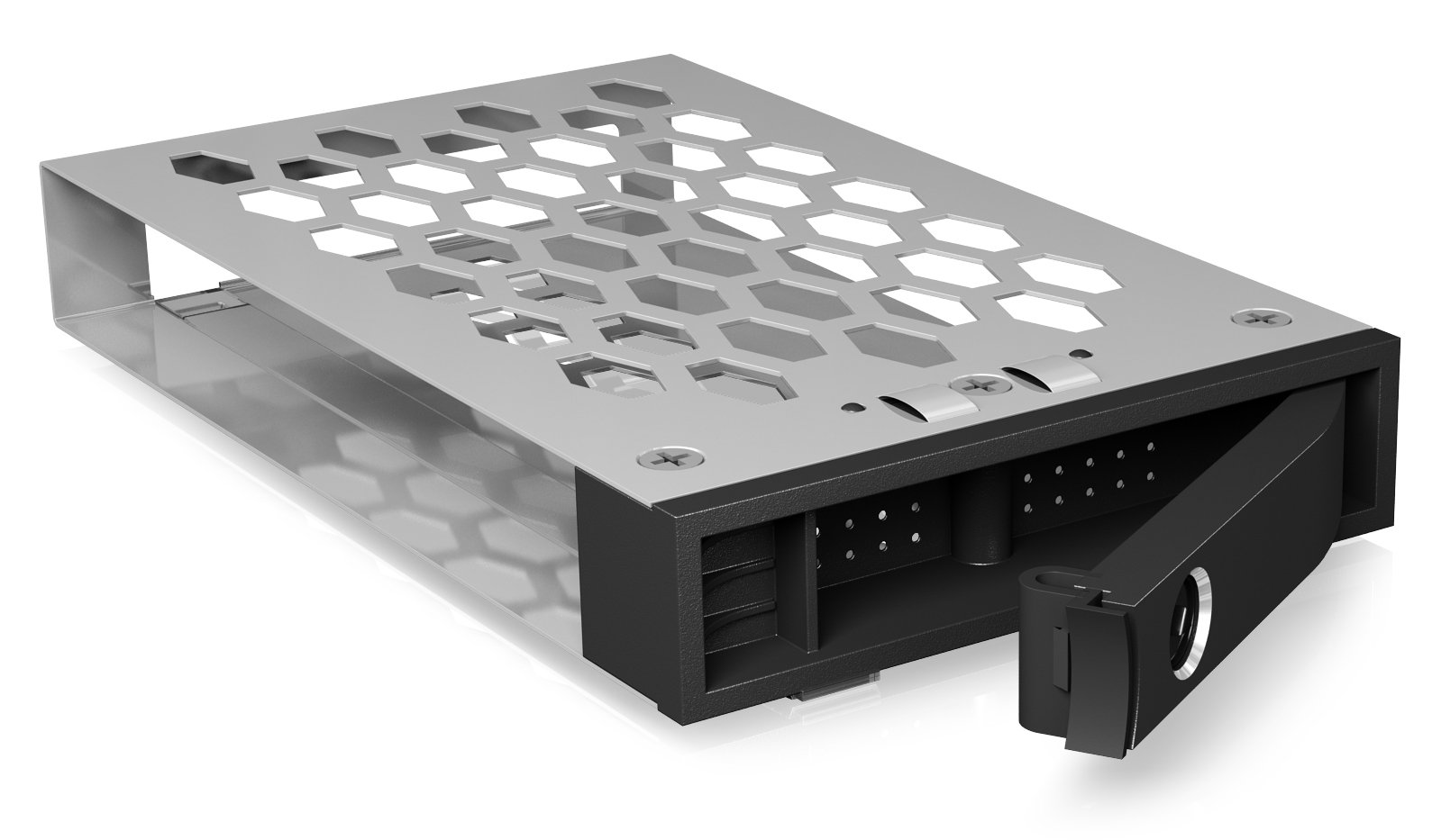 Icy Box Accessory Rack Suitable for 2212SSK IB 2213SSK IB 2242SSK for 1x 2.5 inch SATA/SAS HDD/SSD – Black
