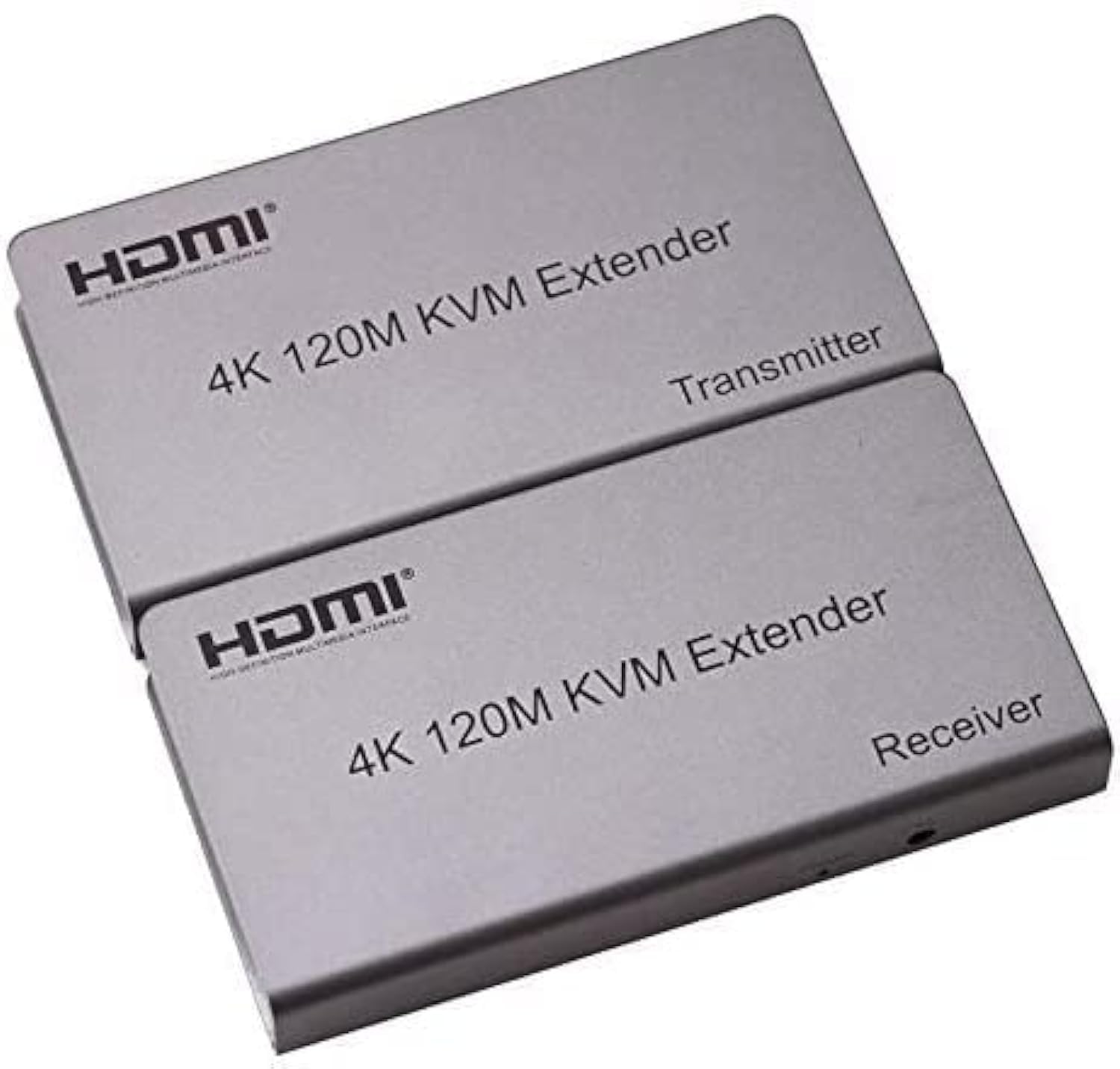 XLT 4K HDMI KVM Extender Transmitted Over Ethernet via Cat5/5e/Cat6/7 RJ45 Ethernet Cable, Full HD 1080P with HDMI and USB Ports for Teaching, Video Conference, Home Theatre - 120M