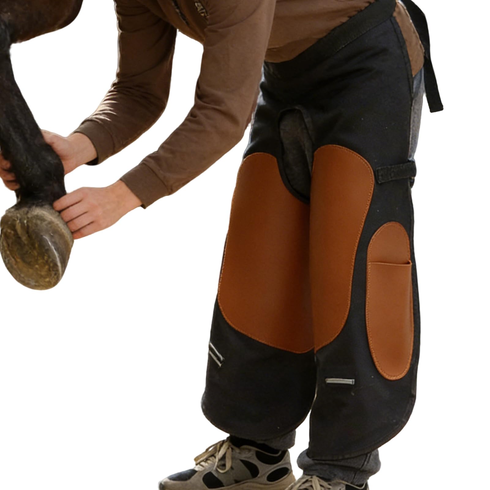 Farrier Apron | Adjustable Heavy-Duty Equipment with 2 Tool Pockets - Welding Apron for Men | for Carpenter Mechanic Machinist Firefighter Construction Shop