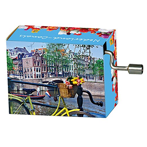 Preisvergleich Produktbild Fridolin 99132 Spieluhr Tulpen aus Amsterdam / Holland - Brücke