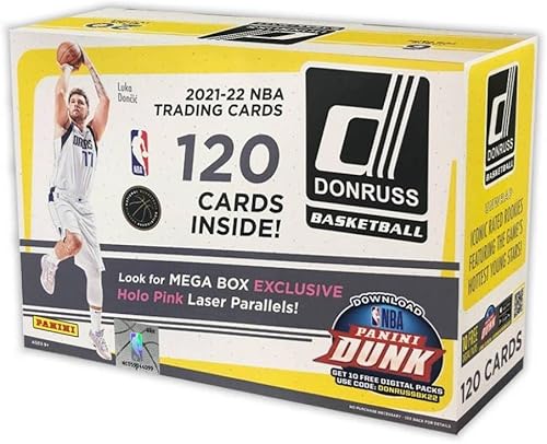 2021-22 Panini NBA Donruss Basketball Trading Card Mega Box