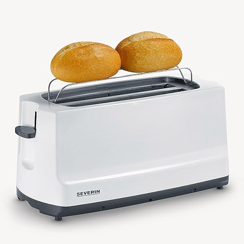 Miniatura 4 de Tostadora automática doble ranura larga con 1400 W de potencia AT 2234, negro