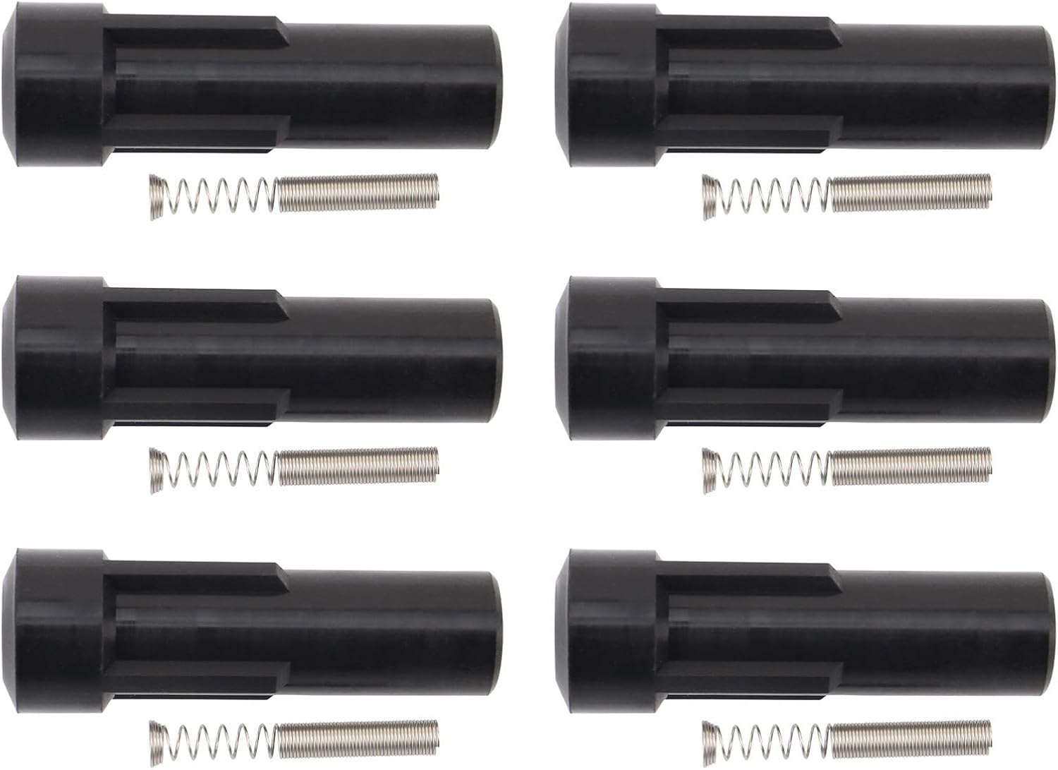 Ignition Coil Boot Set Compatible with 2000-2001 Jeep Cherokee 2000-2004 Grand Cherokee 2000-2006 Wrangler