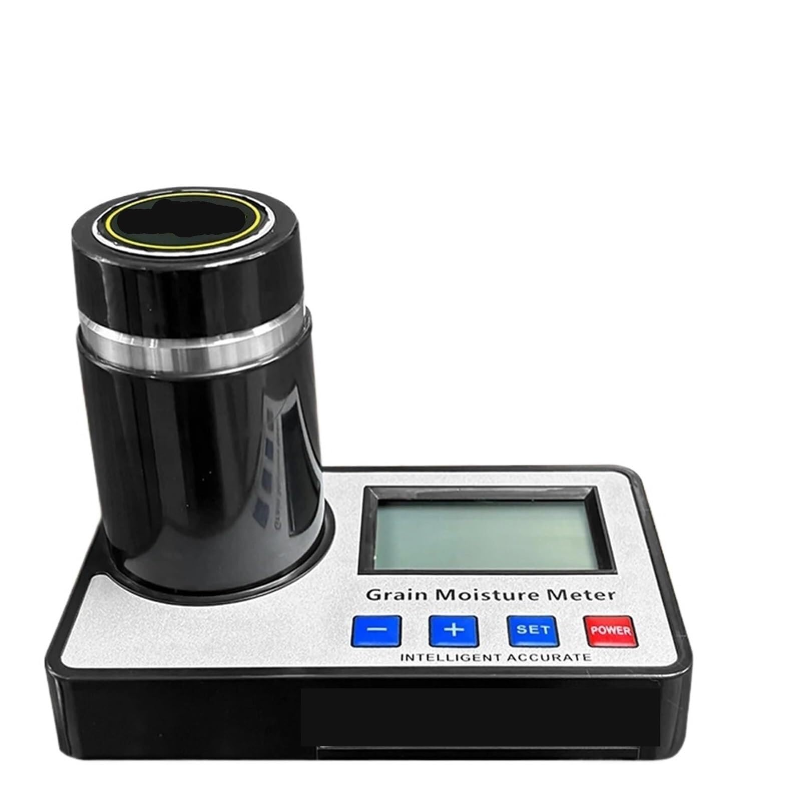Amrttwy One Color Moisture Meter, Grain Moisture Meter Coffee Hygrometer For 19 Types Detector For Wheat And Rice