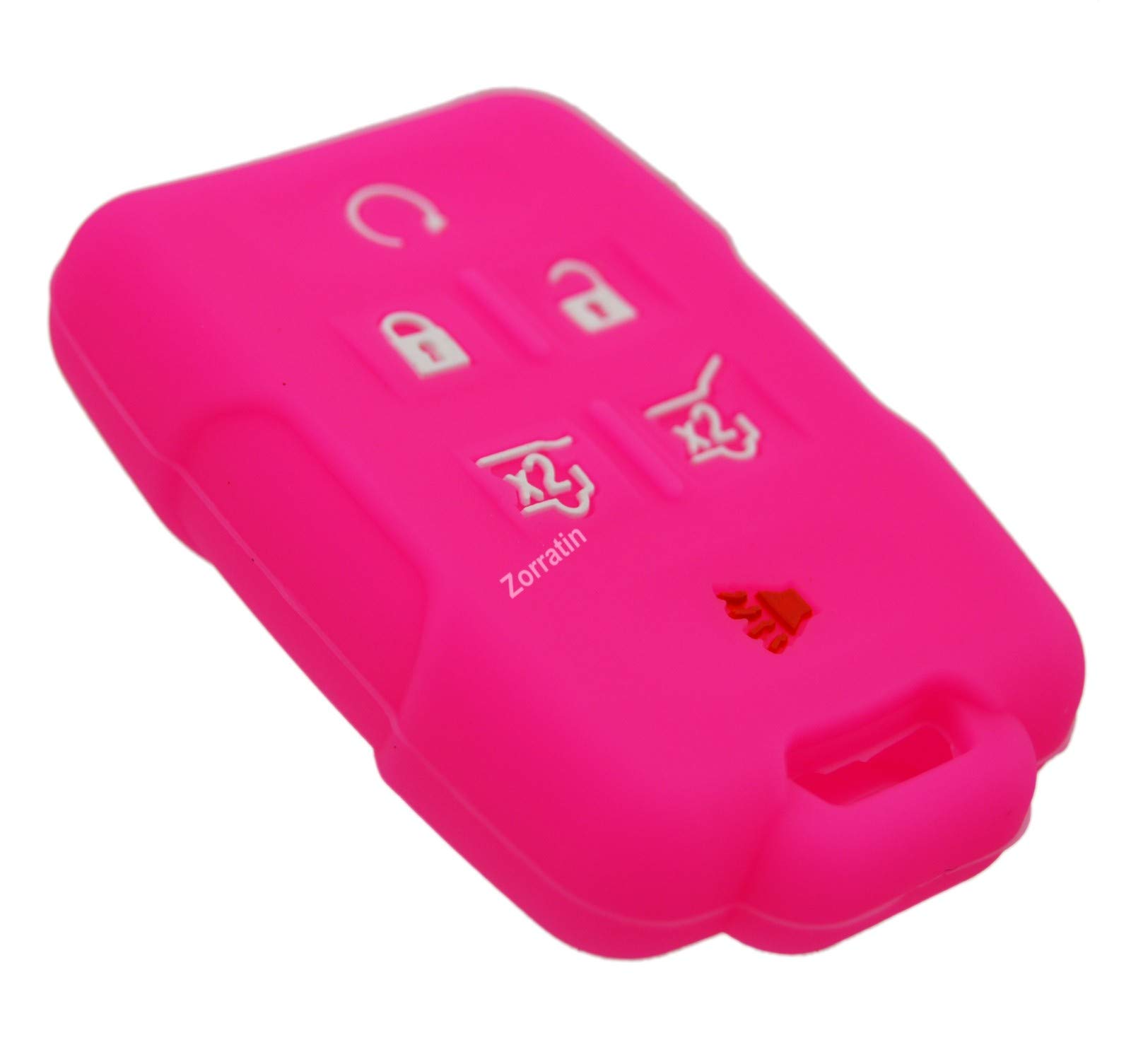 Silicone Remote Key Fob Cover Protector GMC Yukon and Chevrolet Suburban Tahoe 2015-2020 SUV with Turn-The-Key Ignition