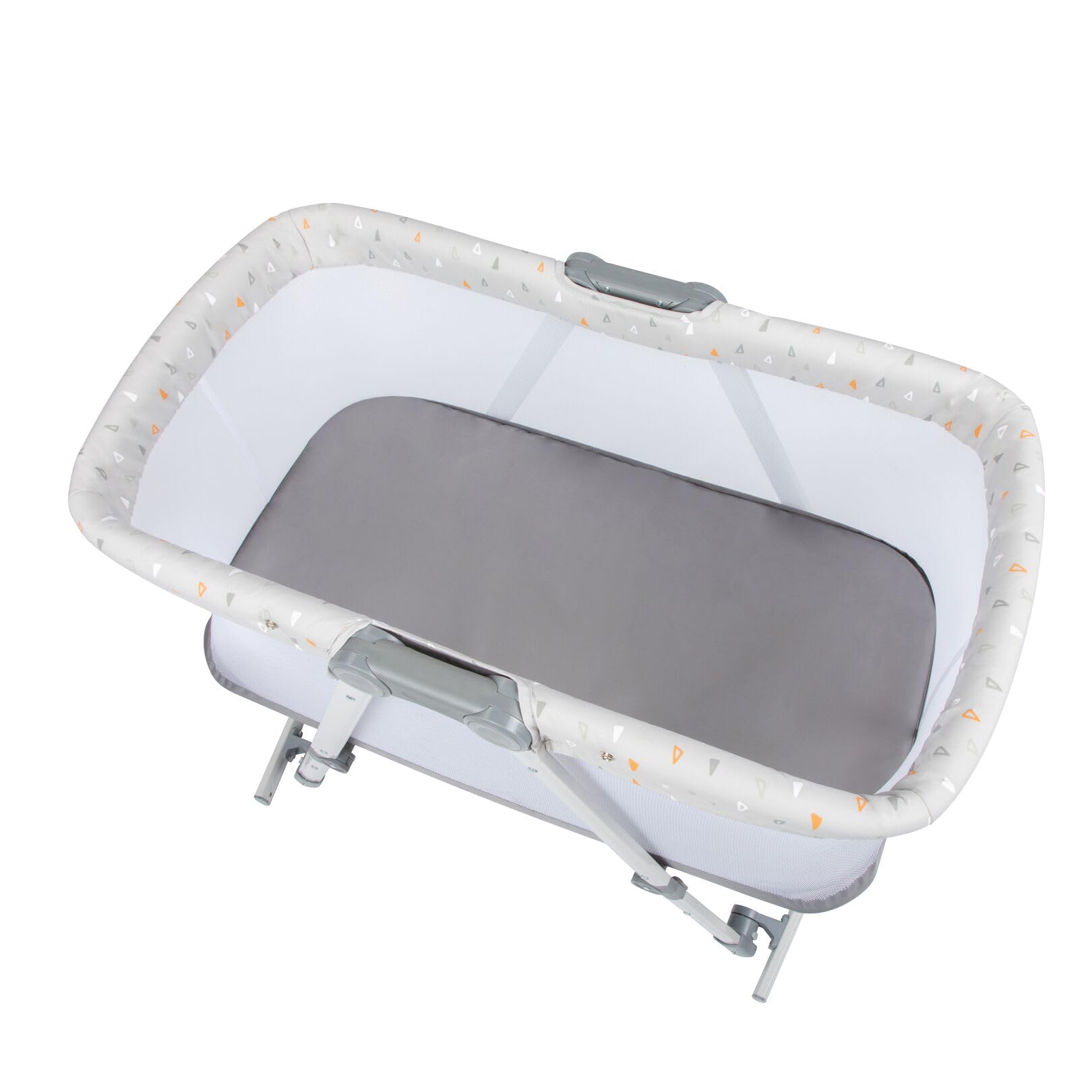 Safety 1st Morning Star Culla Neonato Portatile 2 in 1, Culla da Viaggio, Funzione Dondolo, Pieghevole, con Materassino, Zanzariera e Borsa da Viaggio Inclusa, per Bambini 0-9 kg, Geometric