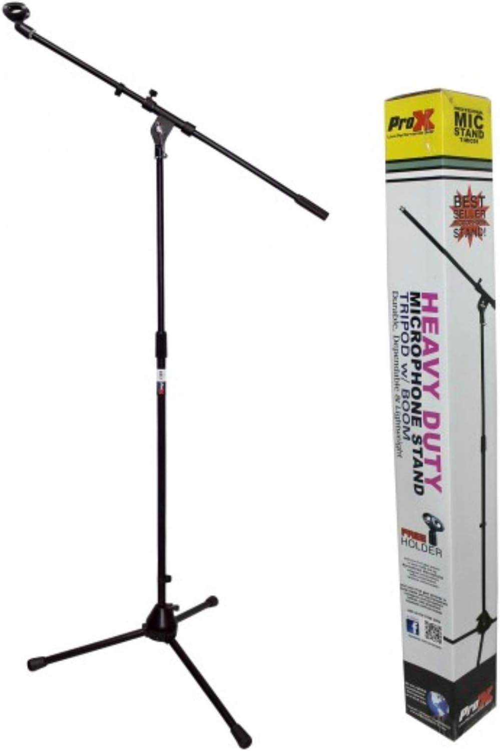 ProX T-MIC01 Tripod Microphone Stand with Boom