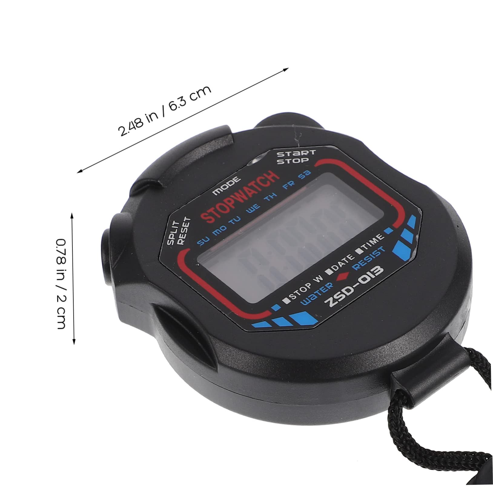 SUPVOX 12pezzi Cronometro Con Allarme e Display Lcd Timer Per Allenamento Fitness e Arbitraggio Per e Adulti