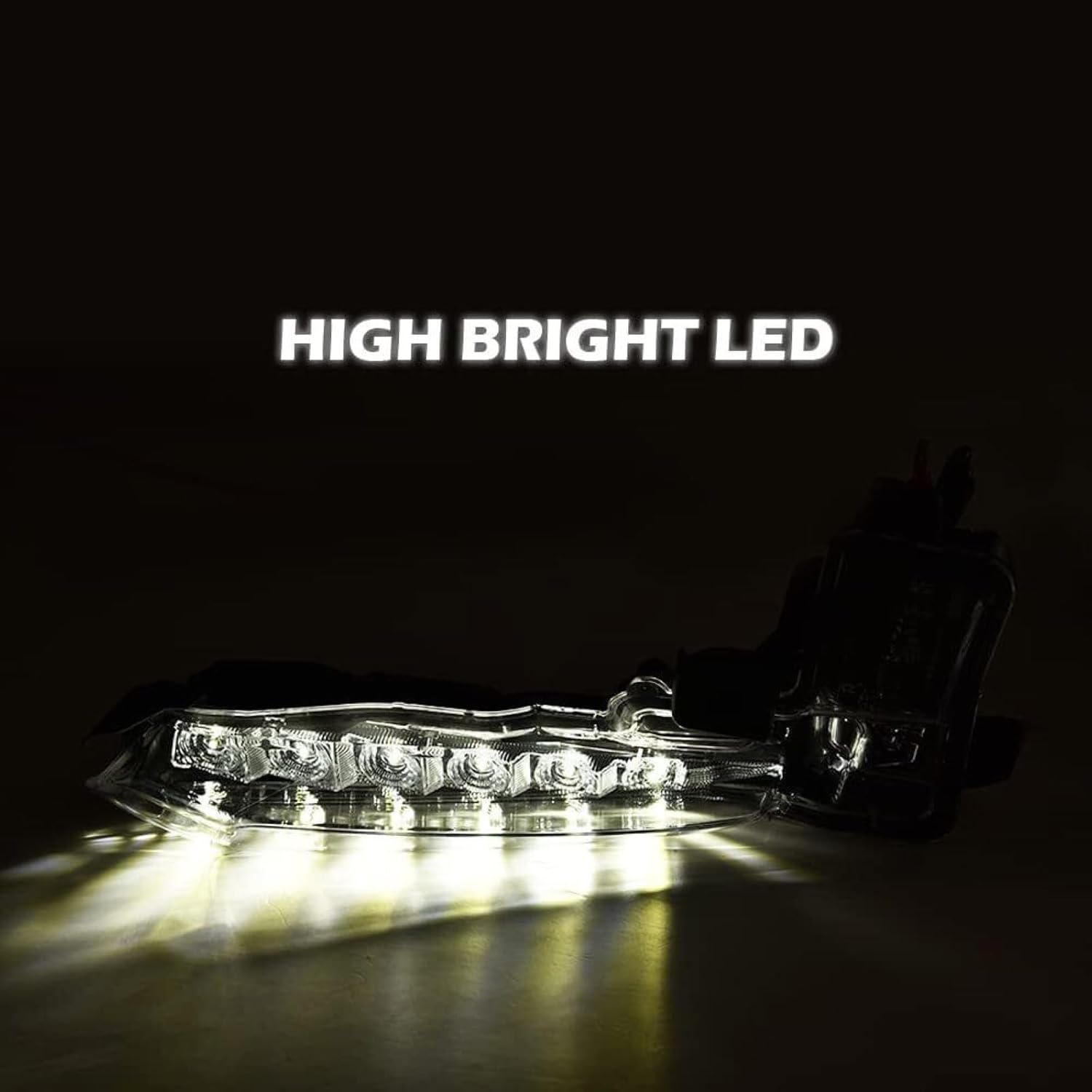 Front Bumper Running Fog Light Fit 2017 2018 2019 For Toyota Corolla SE XSE LED DRL Daytime Running Lights Fog Lamp Replacement with Bulb and Switch Harness Kit
