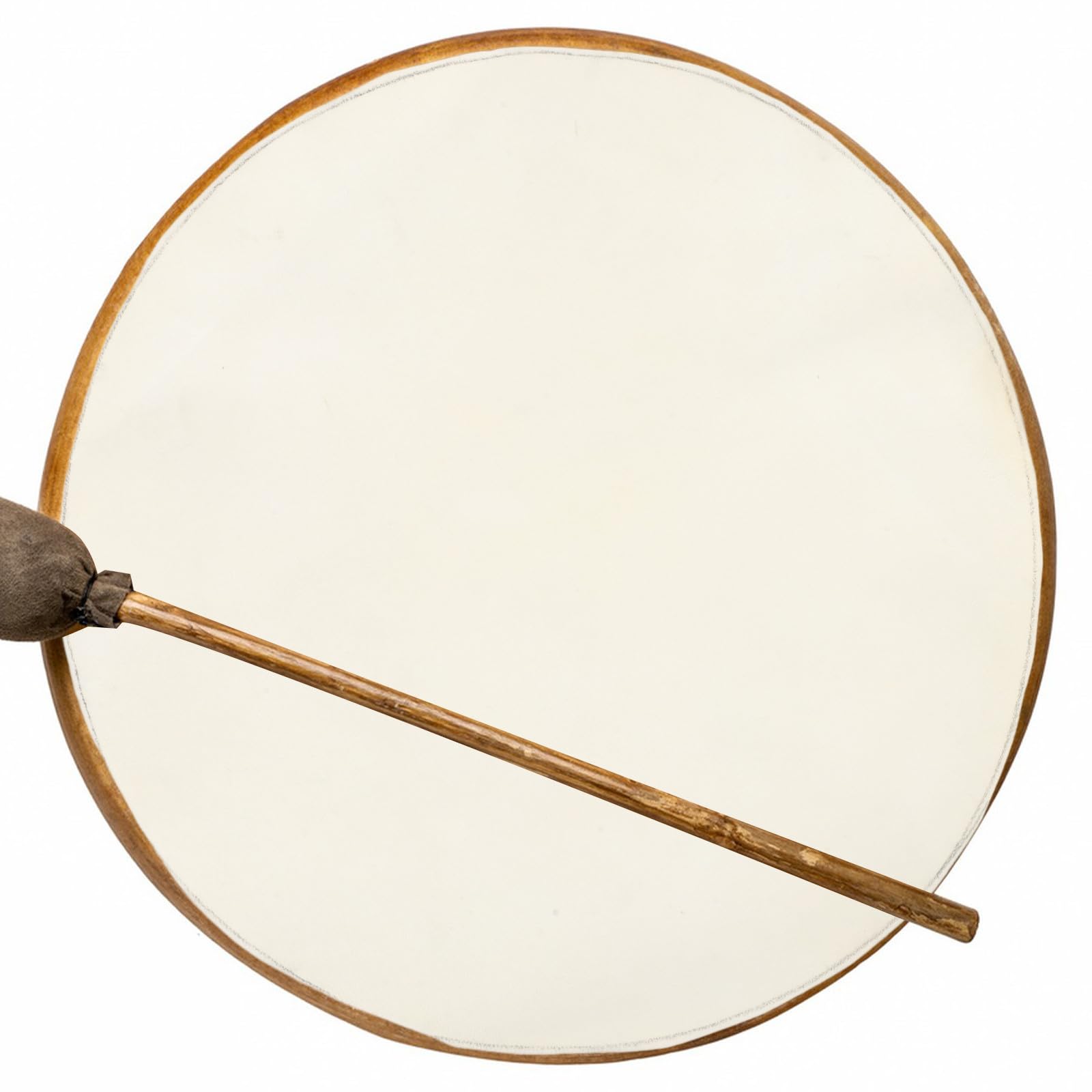 Parches de Piel de Cabra para Instrumentos de Percusión Africanos, 40cm, 2 Piezas, Ideales para Reparación y Sonido Puro en Tambores