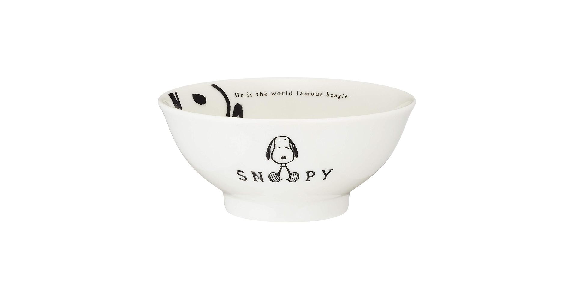 Amazon.com | Peanuts 606130 Snoopy Joy Rice Bowl, Diameter