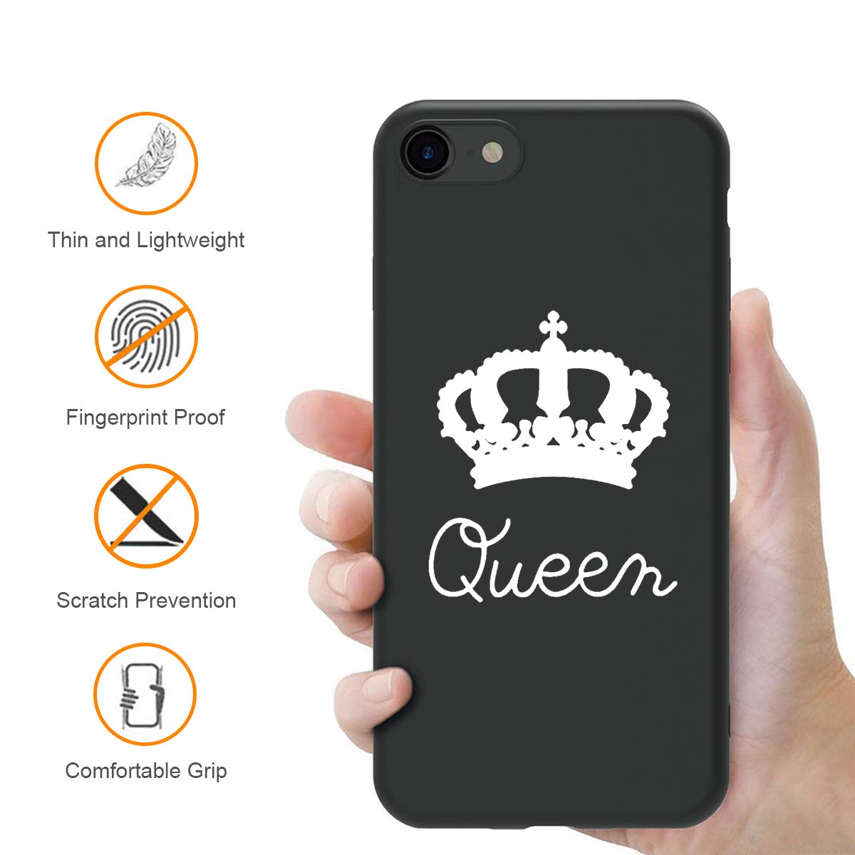 Custodia Yoedge Per IPhone SE 2022/2020/7/8 – Silicone TPU Sottile Antiurto – Protezione Completa – Design Pigro