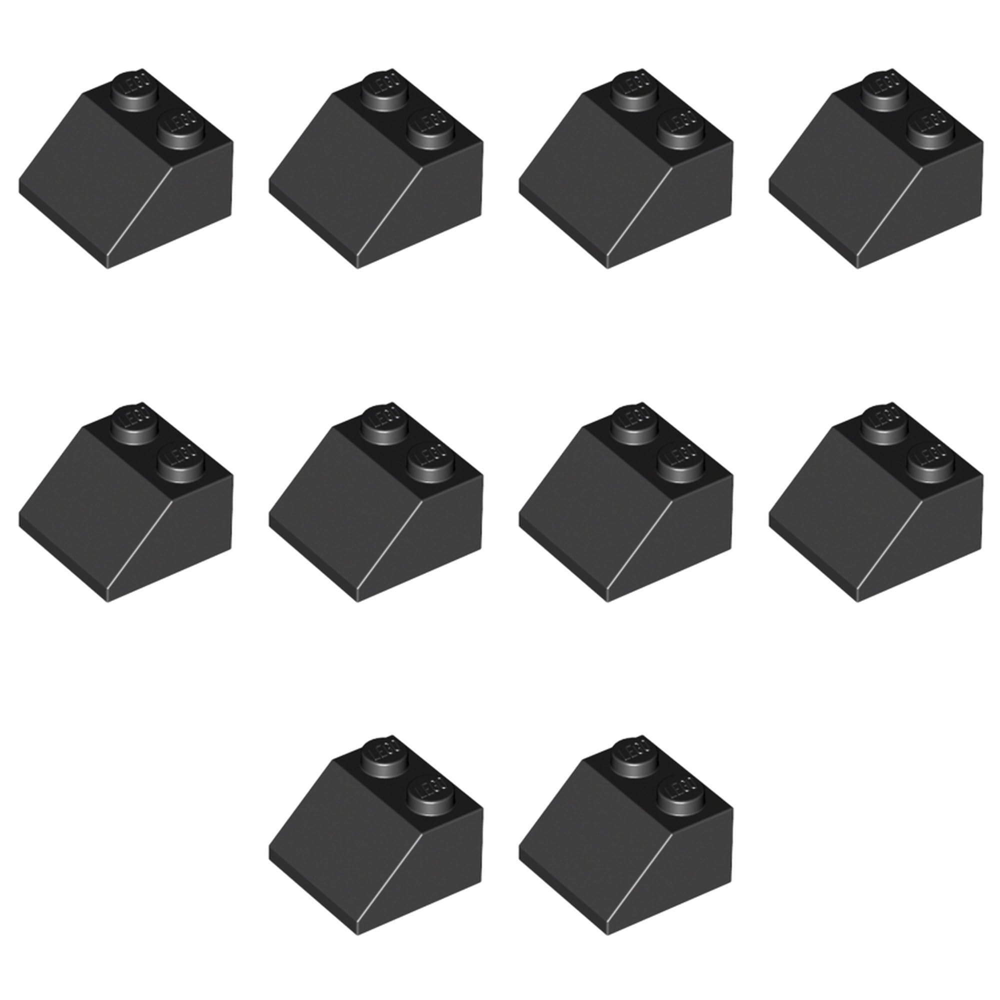 LEGO Slope 45 2 x 2, Part 3039 (Black, 10, count) โ image 1