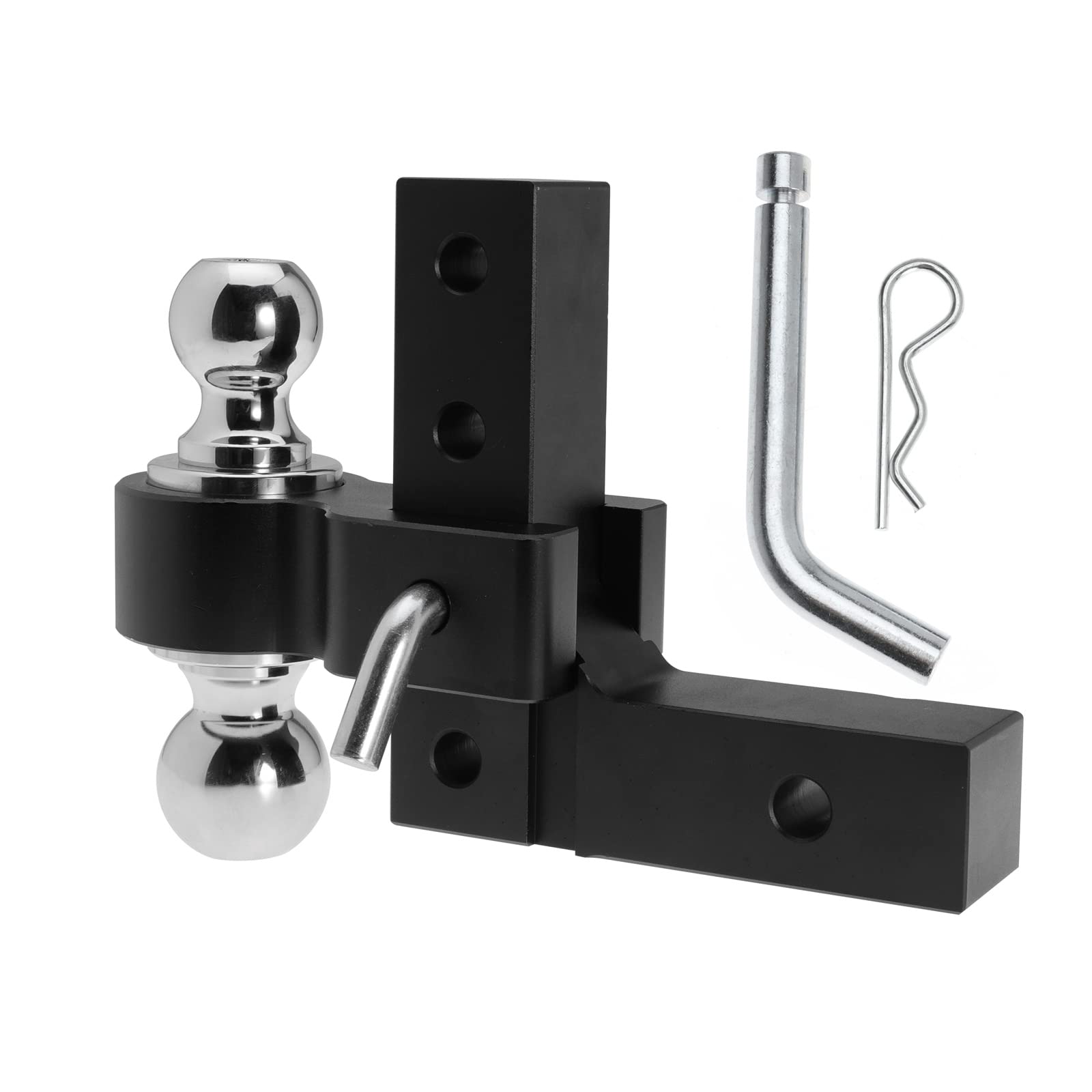 Buy Adjustable Trailer Hitch 6Inch Drop and Rise Aluminum Drop Hitch