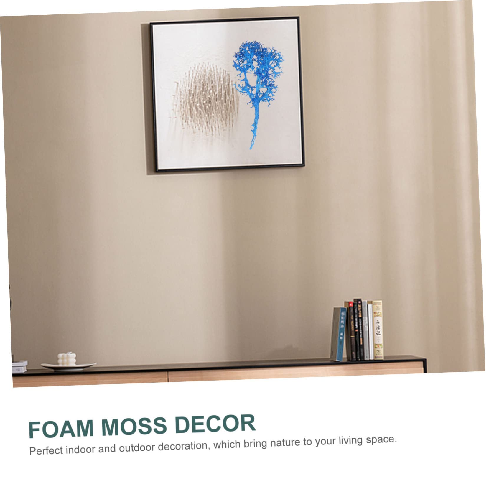 TOPBATHY 3sätze Künstliche Moosdekoration Für Wände Simuliertes Moos Für Hochzeiten Blumenarrangements Und Heimdekoration Strahlendem Und Vielseitig Einsetzbar