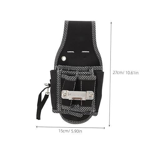 Miniatura 7 de Bolsa de electricista Cinturón de herramientas pequeño Clip ligero para destornillador Alicates Tijeras