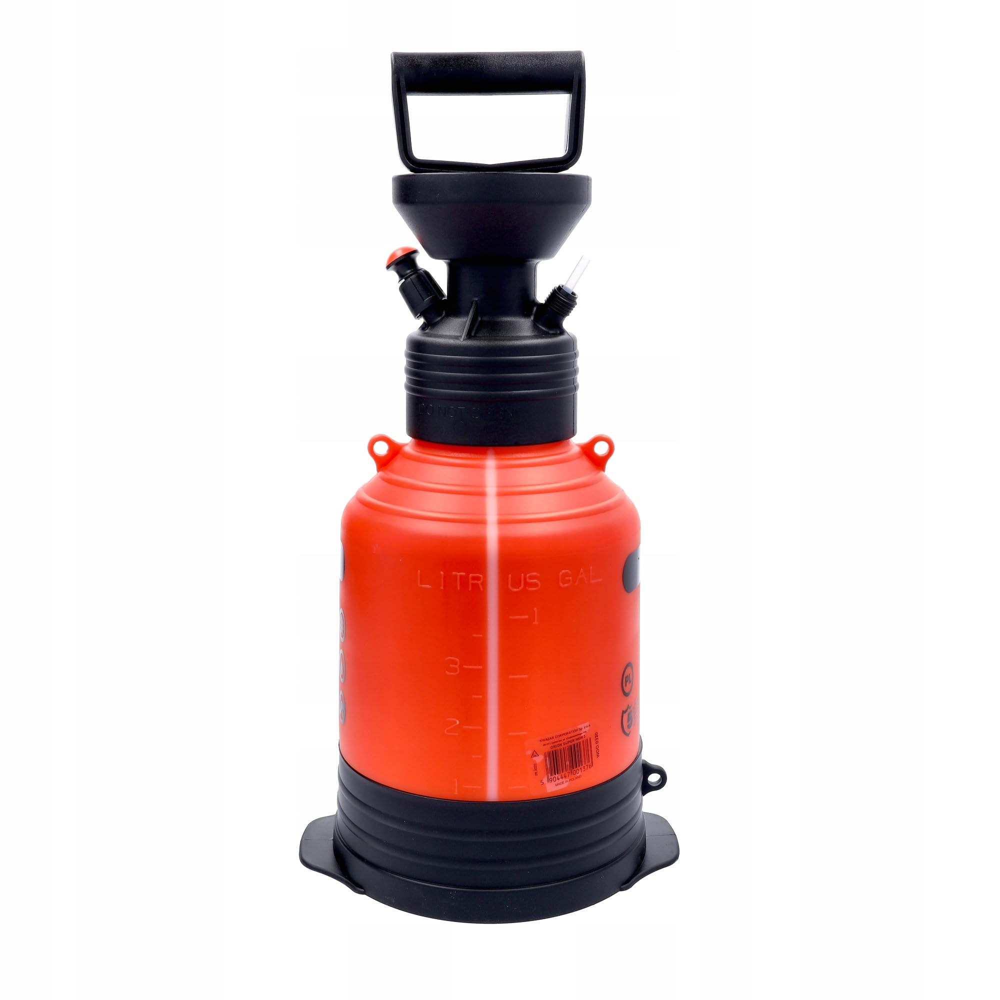 Kwazar Orion Commercial - Pulverizador de bomba con correa, resistente a los químicos, 3 L