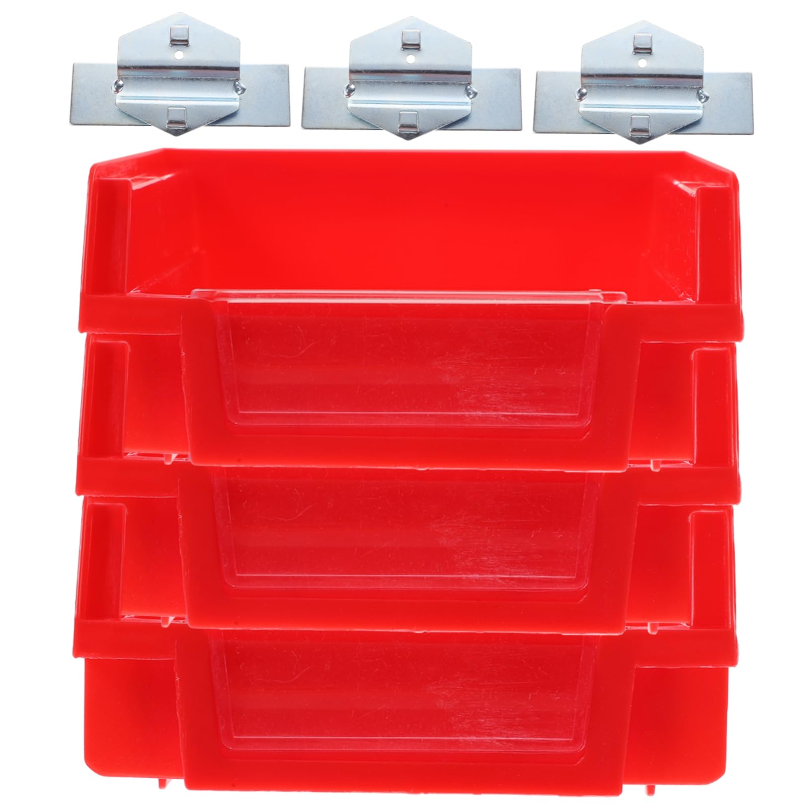 Alipis Pegboard Wall Organiser 3 Bins Tool Storage Boxes Garage Bins Organiser Accessories