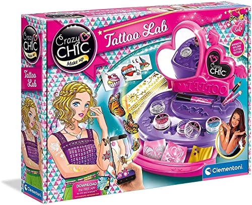 Clementoni - 15316 - Crazy Chic - Il Laboratorio Dei Tatuaggi -...