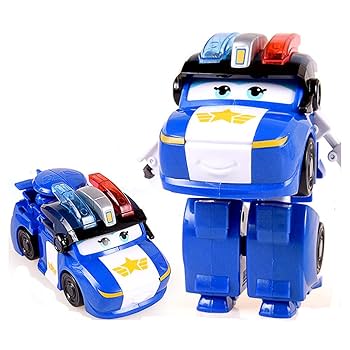 Amazon.co.jp: Super Wings おもちゃL 12 CM変形ロボットボーイ