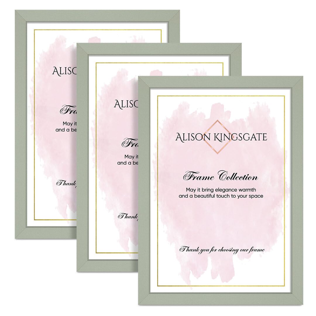 Alison Kingsgate Green Picture Frame for Photo 36X24 - Pack of 3