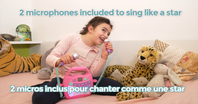 Karaoké Portable Lexibook Pat' Patrouille - 2 Micros - Bluetooth - Effets Lumineux - Pour Enfants
