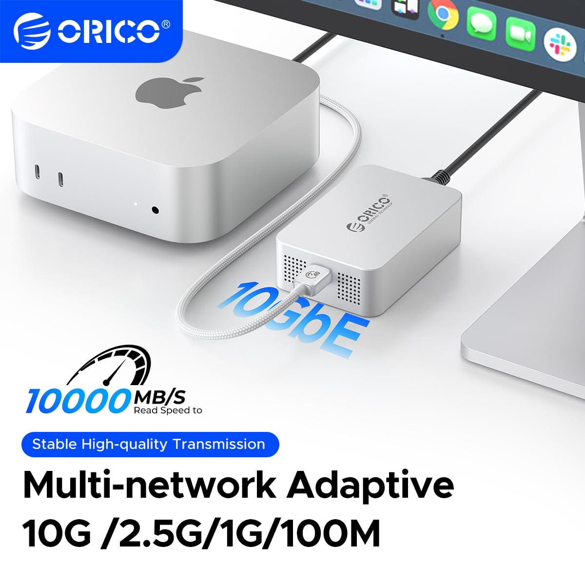 Amazon.com: ORICO 10 Gigabit Ethernet Adapter, USB C to Ethernet