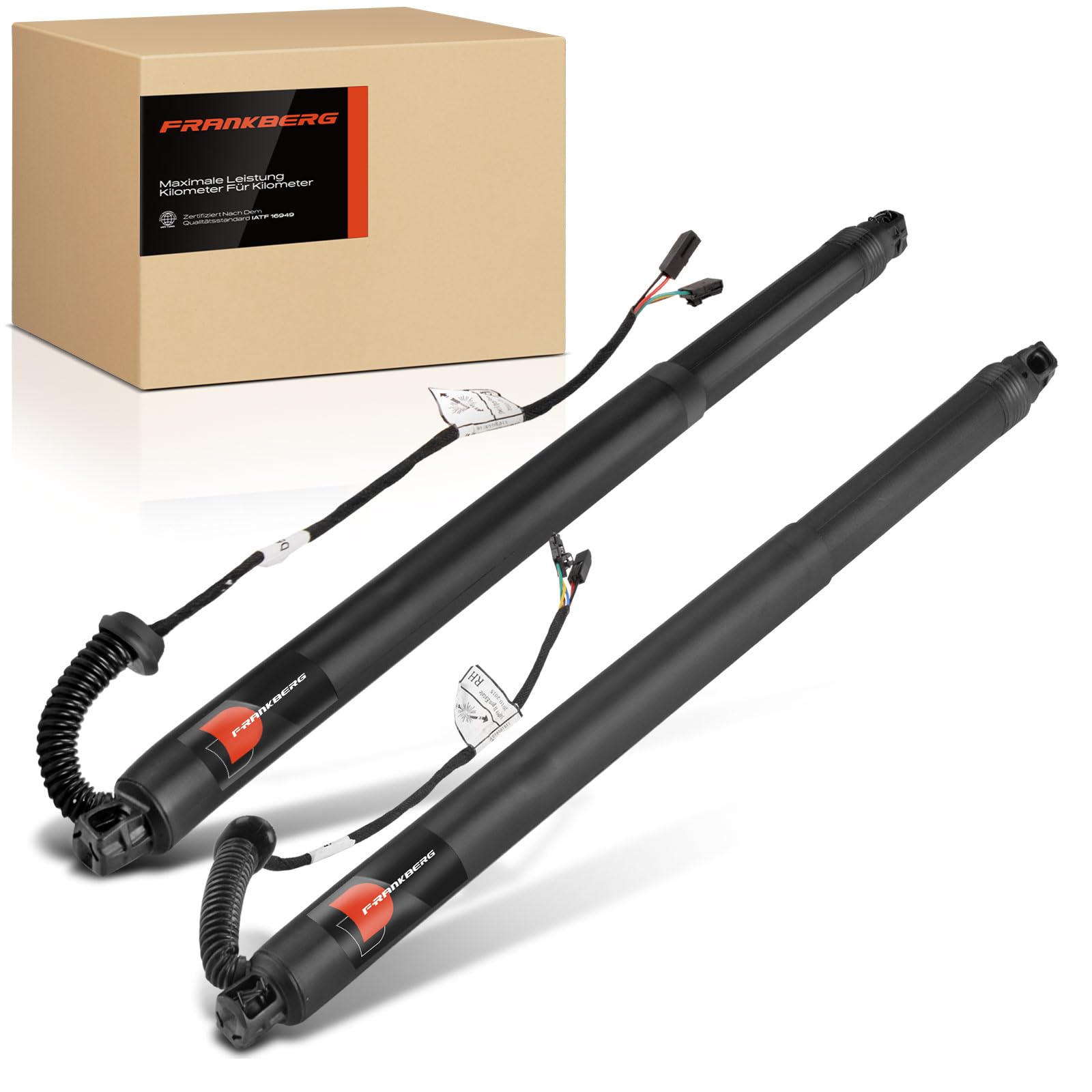 Frankberg 2x Elektrische Gasfeder Gasdruckfeder Heckklappe Links Rechts Kompatibel mit Superb II 3T5 Kombi 2010-2015 Replace# 3T9827852C
