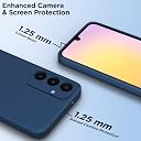 Pikkme Samsung Galaxy A25 5G Back Cover Camera Protection Shockproof Soft Matte Silicone Back Case for Samsung Galaxy A25 5G (Blue) gallery image