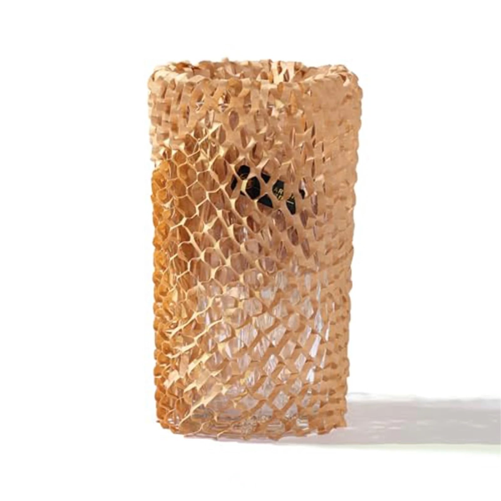 Papierowa folia bąbelkowa duża rolka, plaster miodu do pakowania i rękodzieła(Red,50cmx10m)