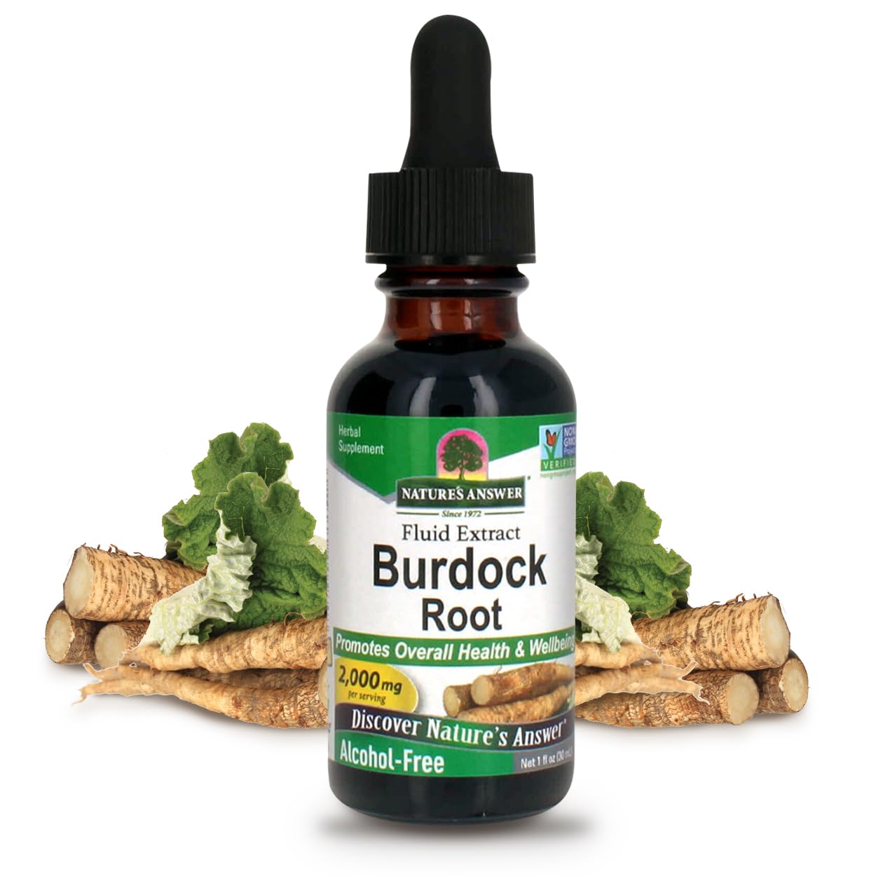 Nature's Answer - Burdock Root Alcohol Free, 1 fl oz liquid