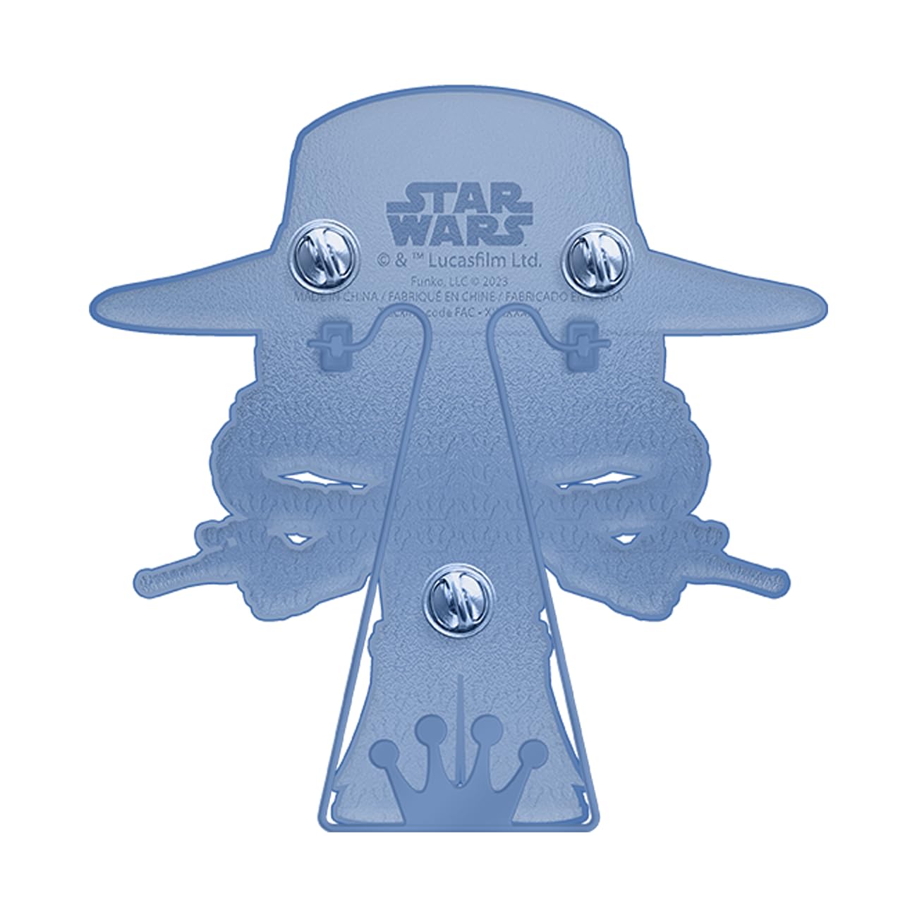 Funko Group POP! Large Enamel Pin Star Wars: Clone Wars - Cad Bane - Star Wars Enamel Pins - Cute Collectable Novelty Brooch - do plecaków i torebek - pomysł na prezent - Official Merchandise