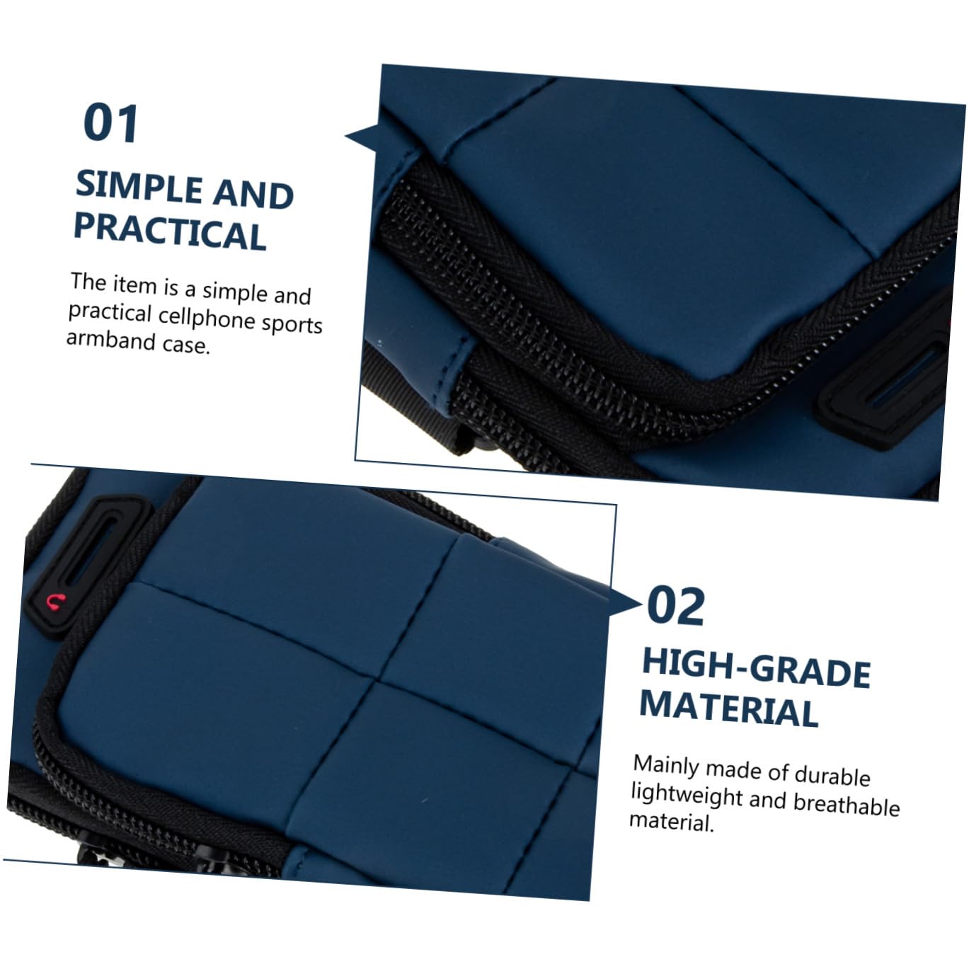 Hemobllo 3piezas Deportivo para Teléfono Móvil Bolsa De Almacenamiento y Transpirable para Correr y Hacer Ejercicio Compatible Modelos De Smartphones