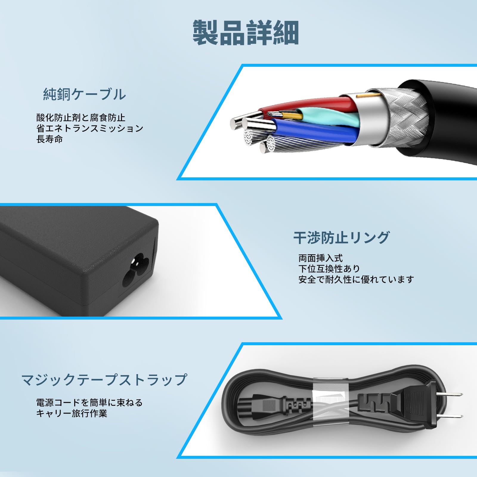 Amazon.co.jp: 【HP用ノートパソコン充電器】 45W ACアダプター交換用