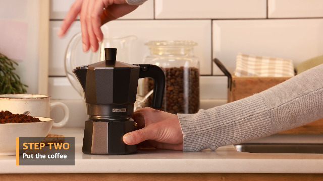 Monix Vitro Express | Cafetière en aluminium 3 tasses
