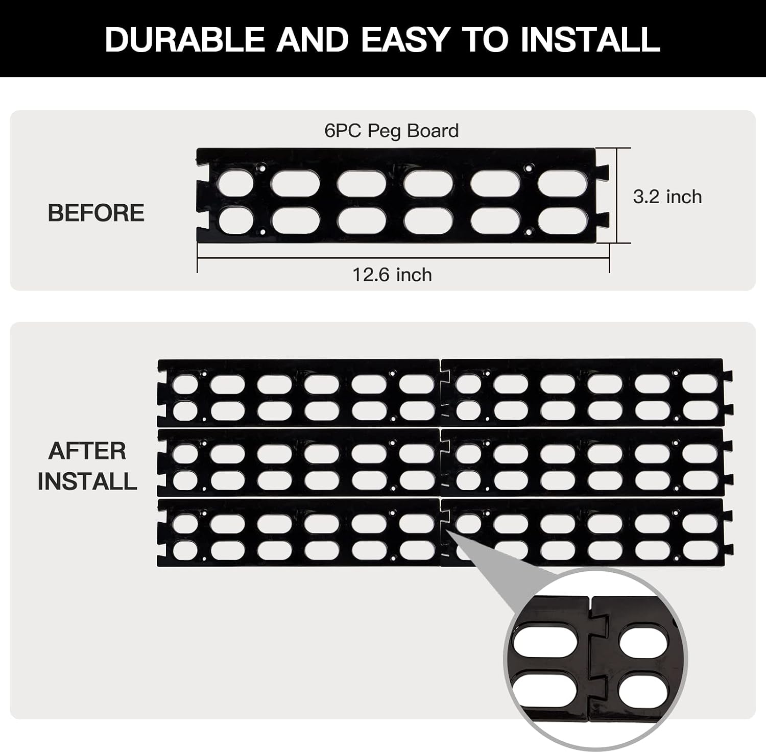 XDOVET Garage Organization Bins, 15pc Large Size Wall Mount Storage Bins, Small Parts and Tools Organizer For Store Screws, Nuts, Bolts, Nails etc
