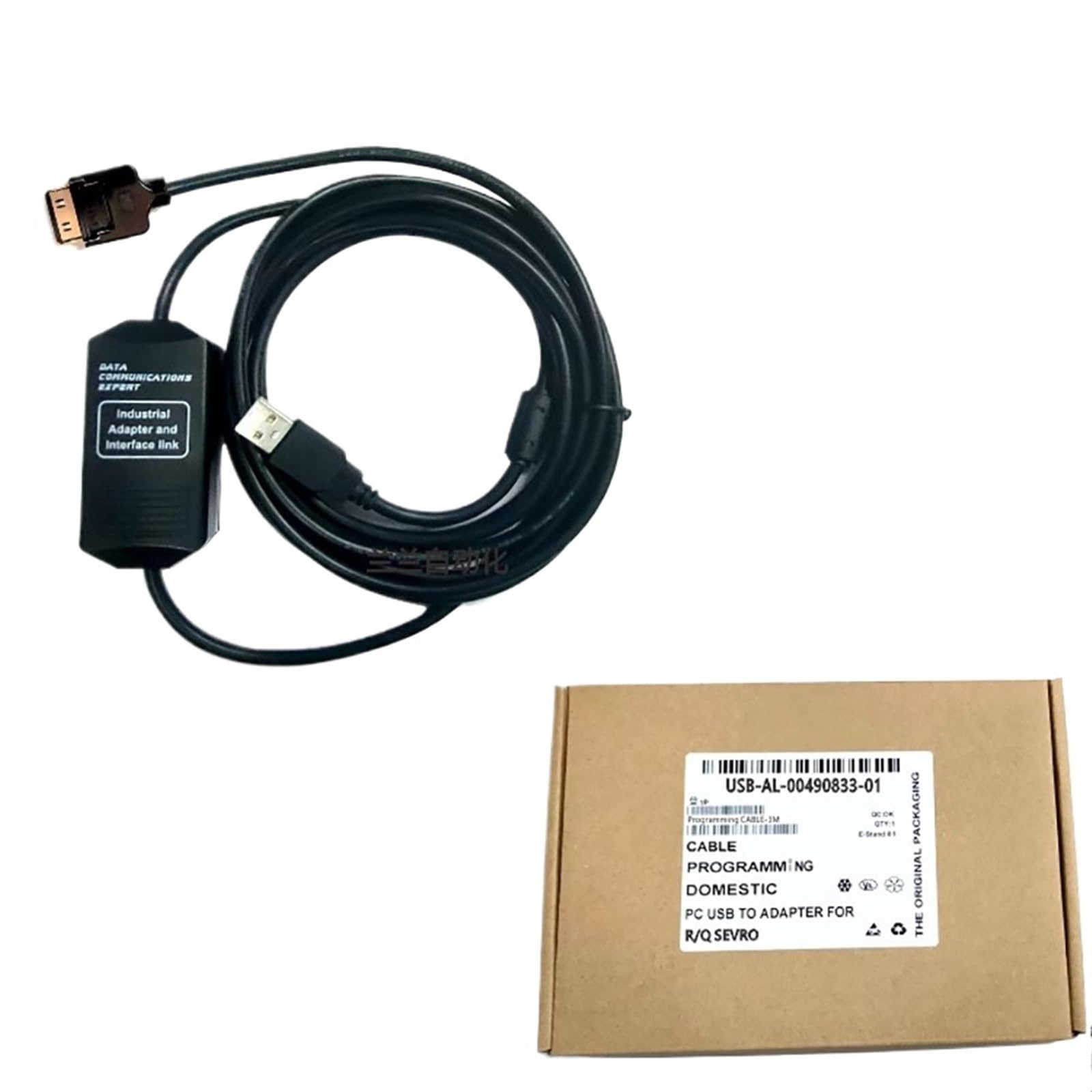 AL-00490833-01 for câble de débogage servo série RQ câble de téléchargement de programmation de Port USB 3M (Color : Serial)