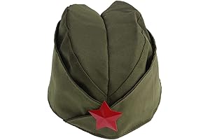 Kisangel Soviet Costume Green Side Cap Stewardess Wheat Airline Beret Hat Pilotka...