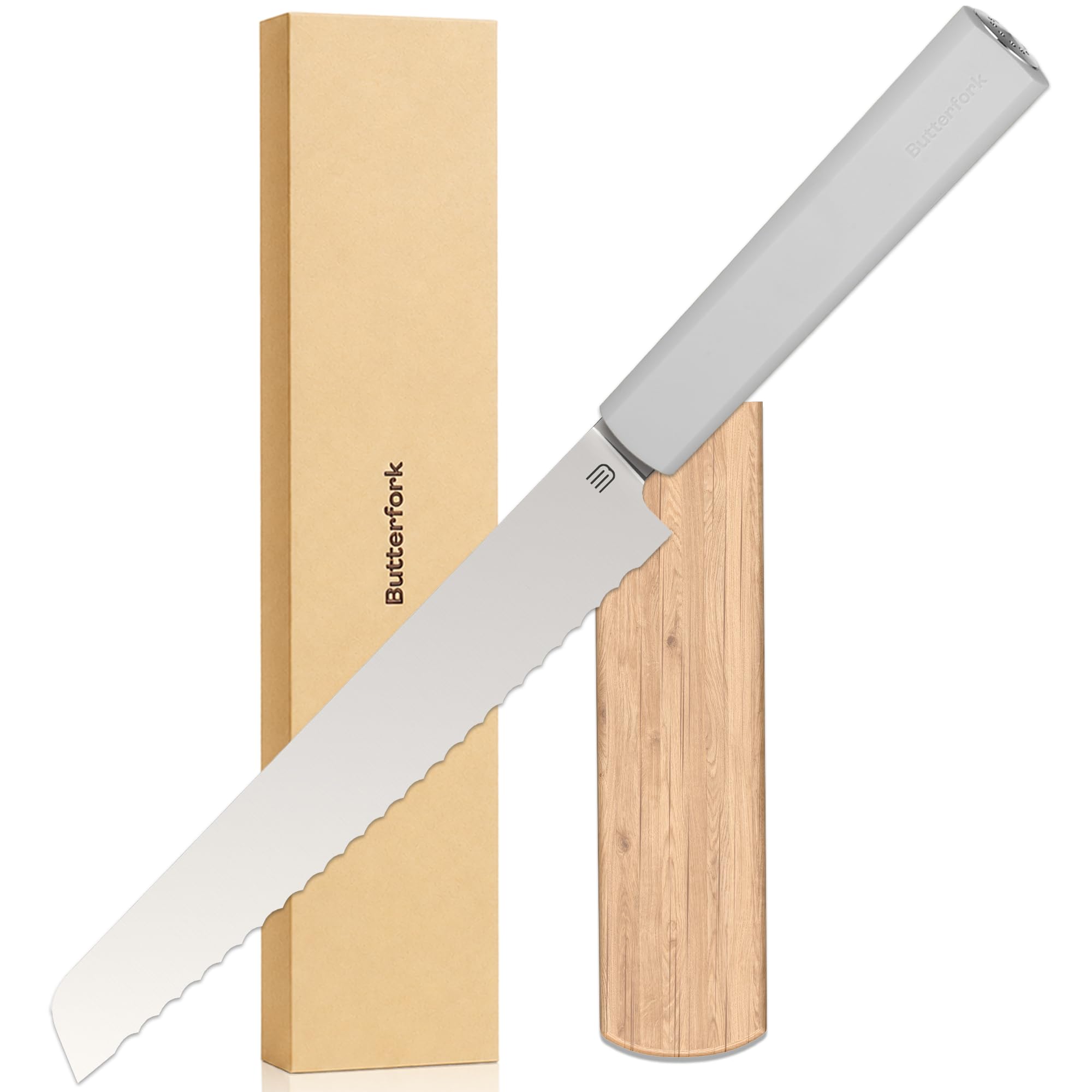 8 Inch Chef Knife, Kitchen Knife with AR-RPM9 Steel & Ergonomic ABS Handle — Amazon image 19
