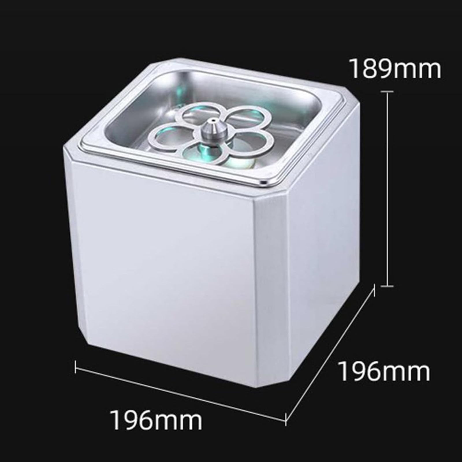 Refrigeratore in vetro per raffreddamento istantaneo di bevande, ideale per cocktail, birra e bevande miste, perfetto per bar, ristoranti e cucine, tecnologia CO2, migliora l'esperienza delle bevande