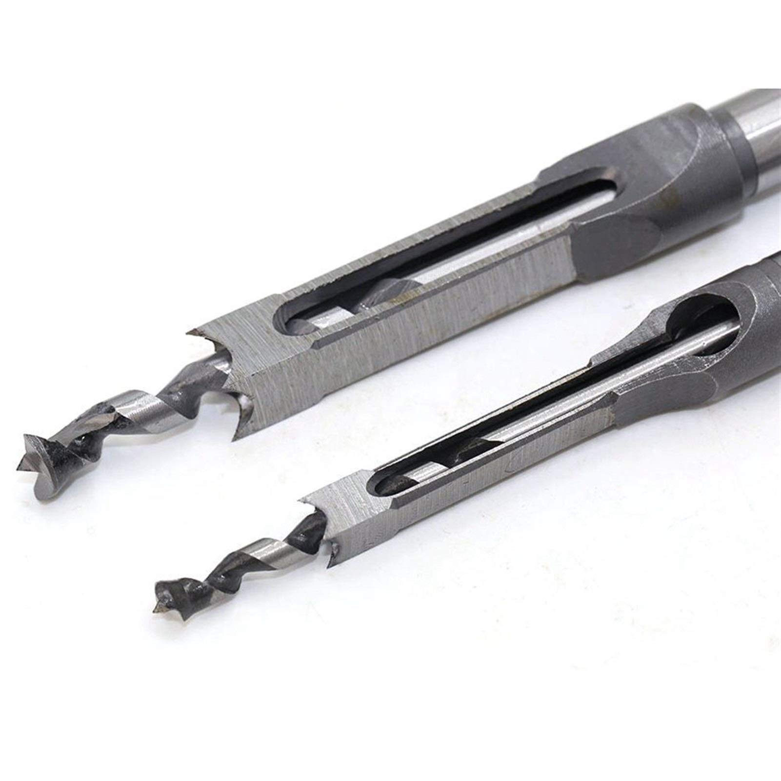 Kit Di Punte Per Scalpello Per Mortasa Per Trapano Per Legno Con Foro Quadrato Set Di Seghe A Tazza Per Lavorazione Del Legno 4 Pezzi Punte Per Trapano Per Foro Quadrato Per Lavorazione Del Legno Set