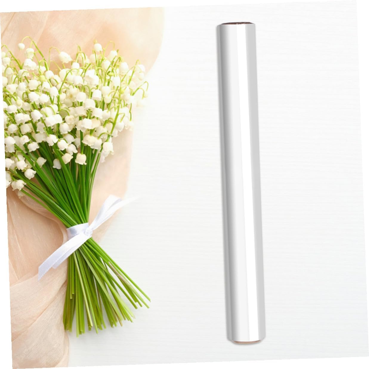NUOBESTY Cellophane Wrap Roll 50cm X 50m Florist Wrapping Paper for Flower Bouquet Packaging and Decoration