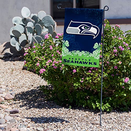 Image of Rico Industries NFL Standard /Primary 13 inch x 18 inch Double Sided Garden Flag - Great Gift for Men, Women, & Fans