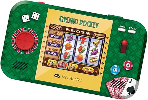 Miniatura 8 de My Arcade Casino Pixel: Casino Video Game, Casino Games, Portable Keychain Arcade, Poker, Slot Machine