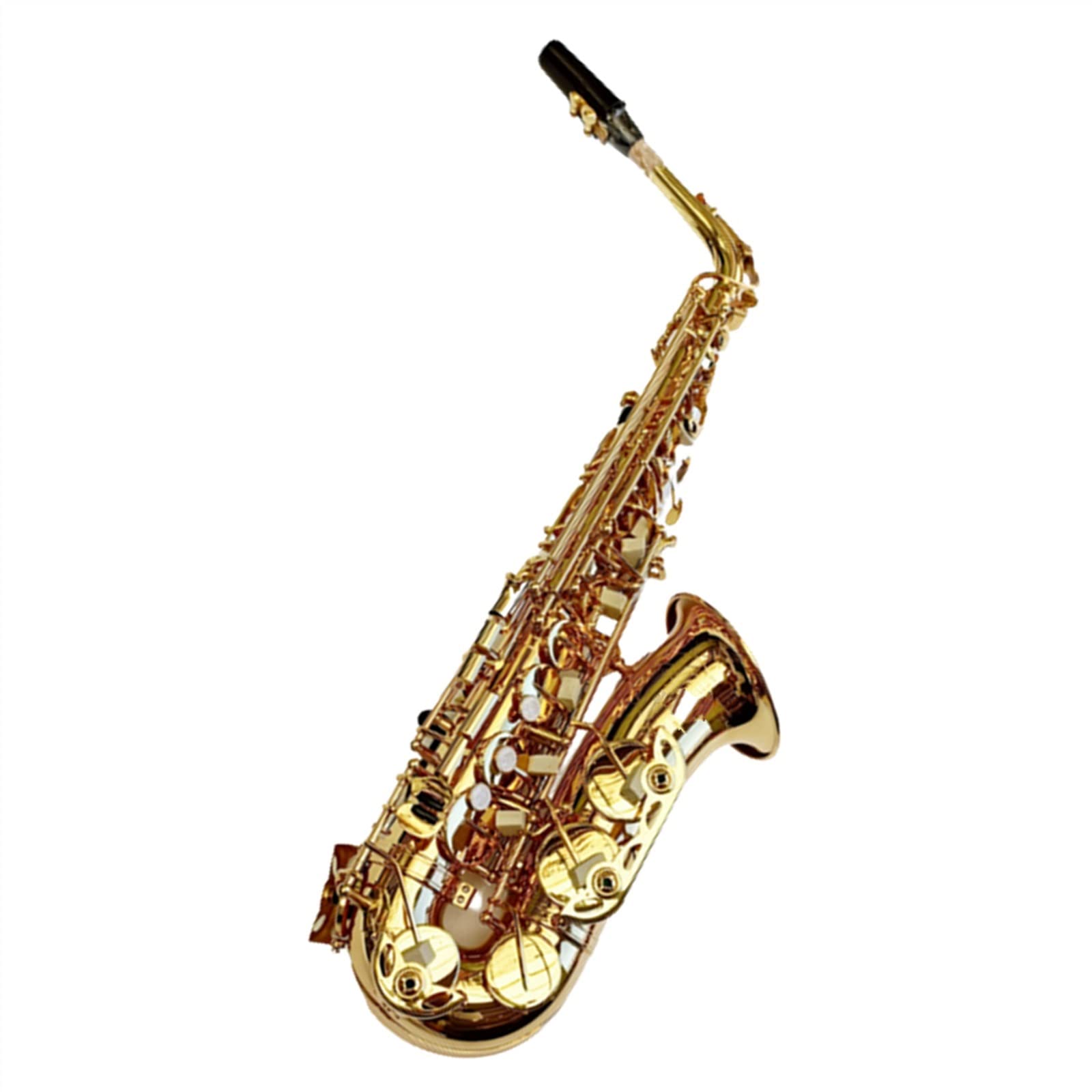 HCZKIUJY Saxophones Professional Alto E Flat Saxophone Gold Alto Saxophone With Accessories