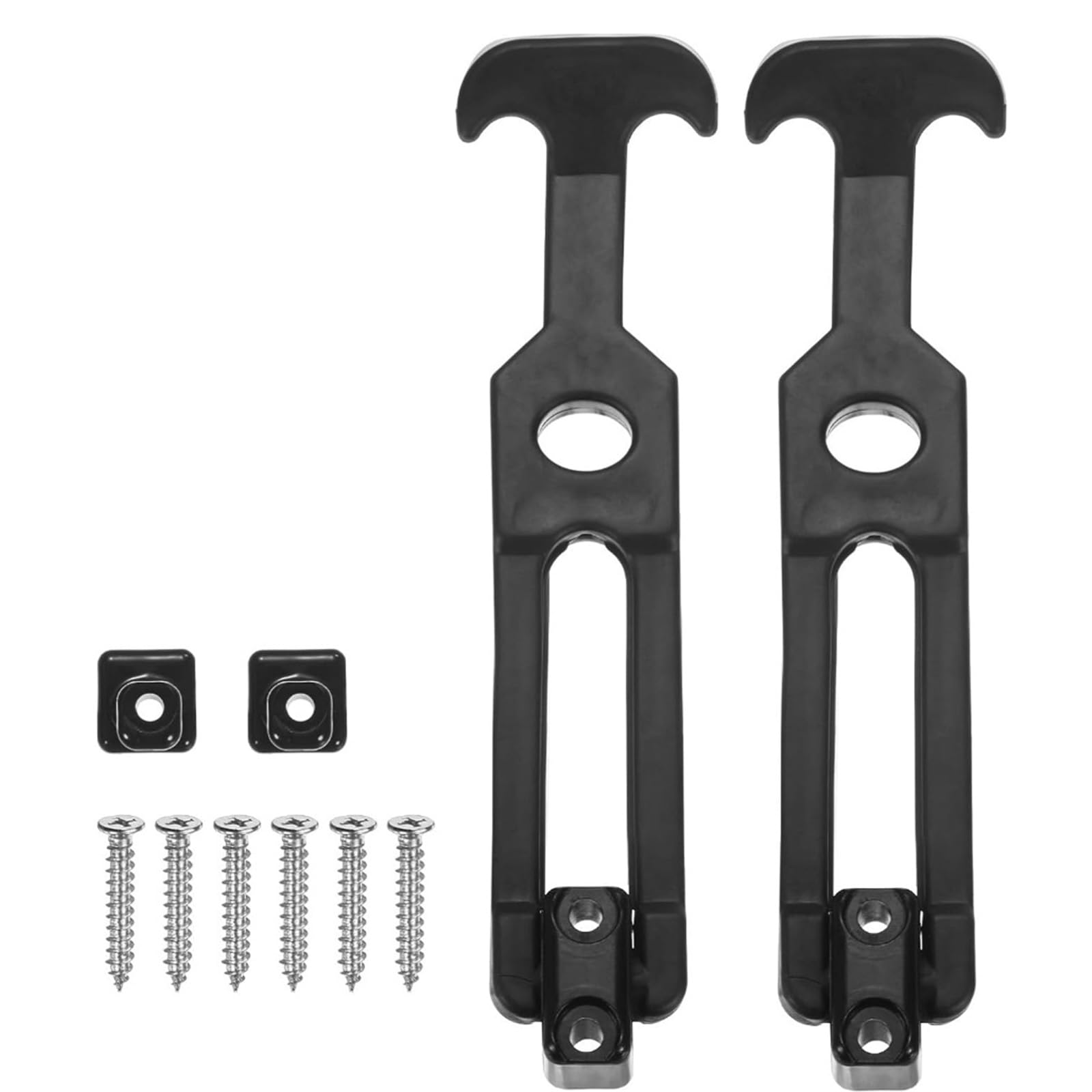 2Pcs T-Handle Latches Replacement Shock Absorbing Latches Rubber Flexible Draw with Screws