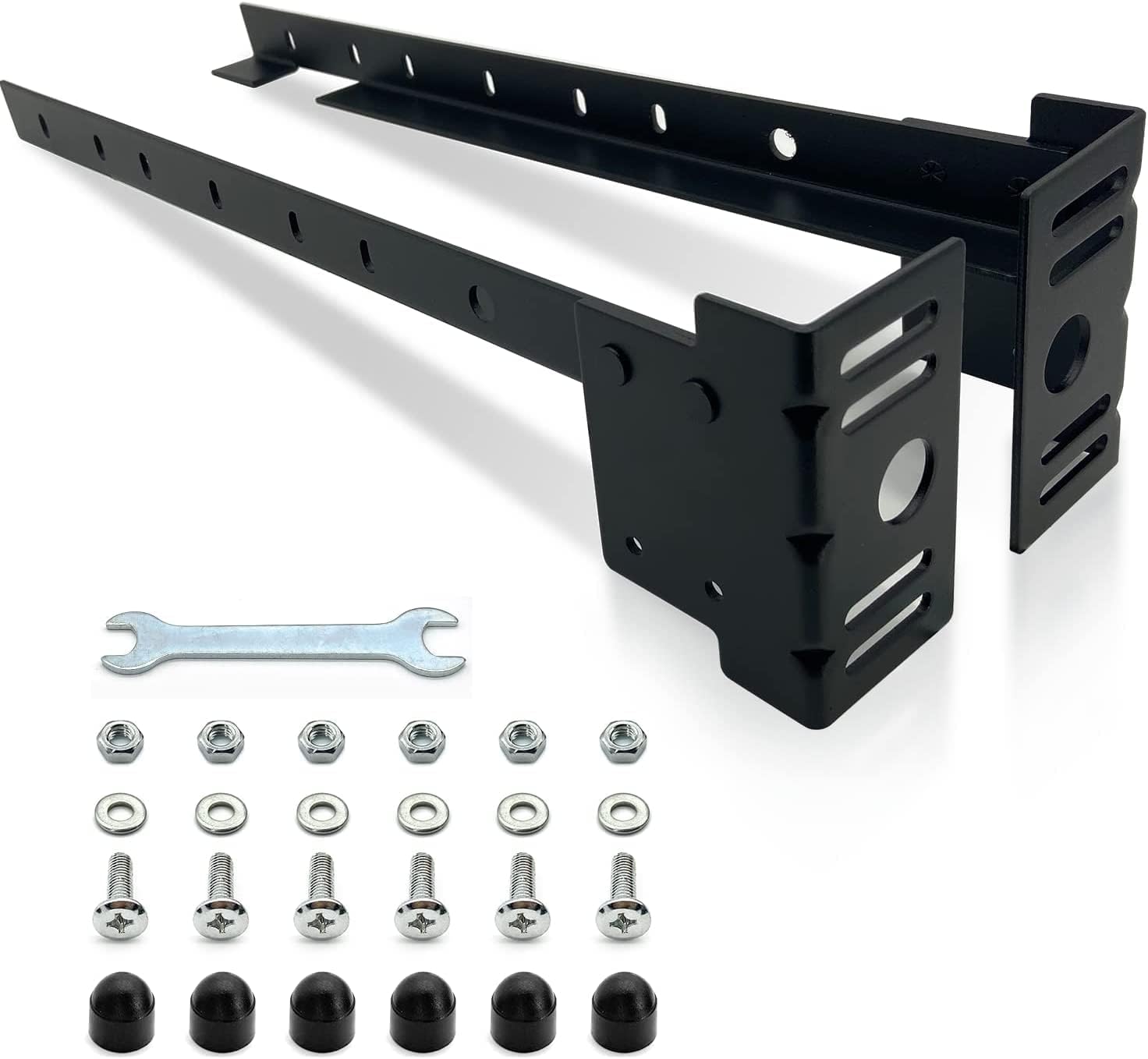 Bed Frame Footboard Extension Brackets Set Attachment Kit,Universal