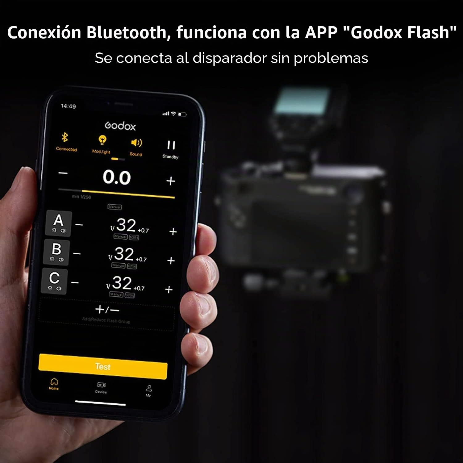 Godox XProII XProII-S - Disparador de Flash inalámbrico para cámara Sony, transmisor de Flash inalámbrico 2.4G HSS 1/8000S, conexión Bluetooth, función de transformación TCM, Pantalla LCD Grande